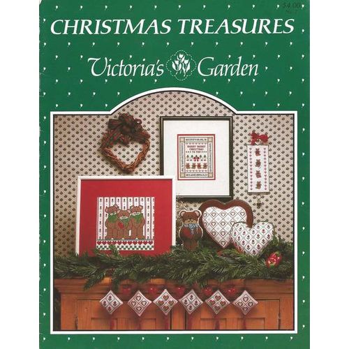 Needlepoint/Cross Stitch PATTERN Booklet Christmas Treasures