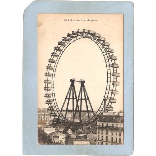 FRA Paris Amusement Park Postcard La Grande Roue top_box1~492