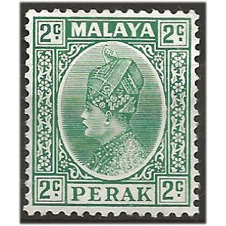 Perak 1936 SG89 2c Green Mounted Mint . ..