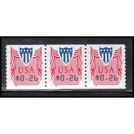 CVP33 26c Shield Very Fine MNH Strip of 3 PA5318