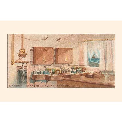 Marconi Transmitting Apparatus 20 x 30 Poster