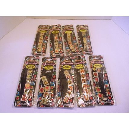 Lot of 9 Vintage Theme Bracelets New In Package Wear Sell Craft Jewelry
