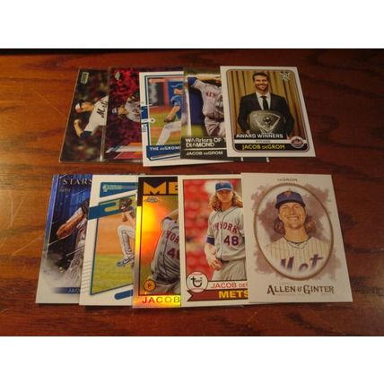 2016-2022, 10-Premium Cards, JACOB DEGROM, Mets