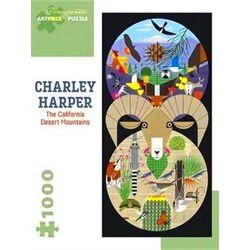 Charley Harper: The California Desert Mountains 1000-Piece Jigsaw Puzzle