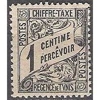 Tunisie 1901 Michel Taxe 26 Neuf * Cote (2005) 0.60 € Chiffre sur bande
