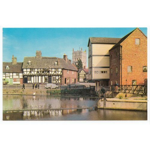 Abel Fletcher's Mill Tewkesbury Gloucestershire Postcard 6645