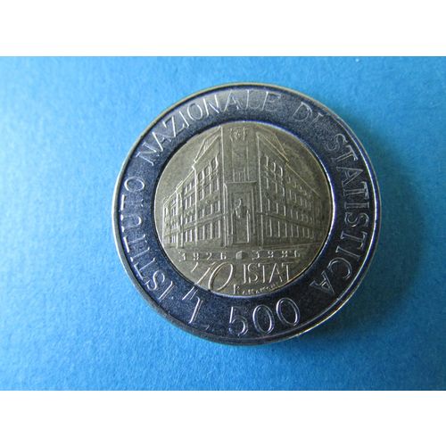 1996 ITALY 500 LIRE FREE POST. AK