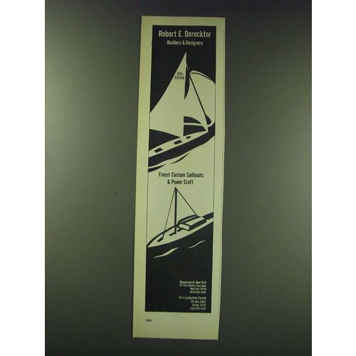 1970 Robert E. Derecktor Sailboats & Power Craft Ad