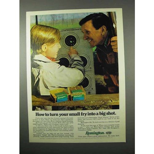 1975 Remington Ammunition Ad - Small Fry into Big Shot