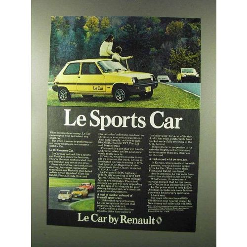 1978 Renault Le Car Ad - Le Sports Car