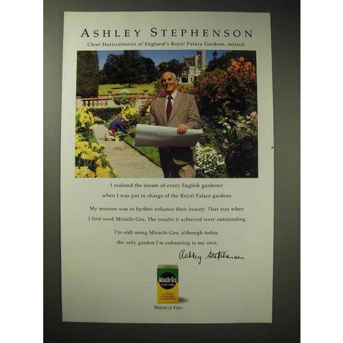 1996 Miracle-Gro Plant Food Ad - Ashley Stephenson