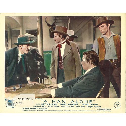 A MAN ALONE Ray Milland, Mary Murphy, Ward Bond F-O-H Stills (6)