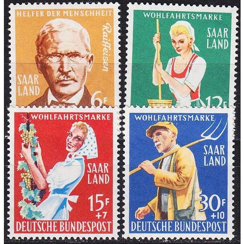GERMANY Saar [1957] MiNr 0441-44 ( **/mnh )
