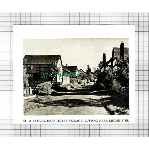 C5684) Luston Village Leominster - c.1940 SMALL Cutting