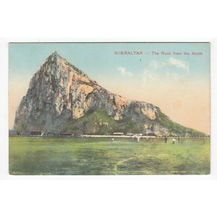 The Rock from North Gibraltar Postcard G6
