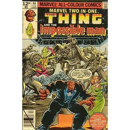 Marvel Two-in-one (Vol 1) # 060 FN+ Price VARIANT ORIG US COMICS