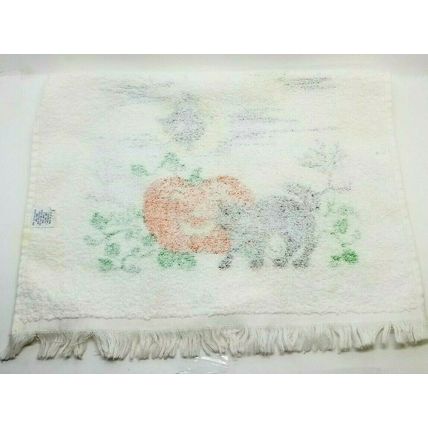 Halloween Single Dishcloth Towel Witch Black Cat Pumpkin 16" X 24" (G22)