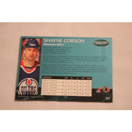 Shayne Corson 1992/93 Parkhurst EMERALD ICE NO. 53