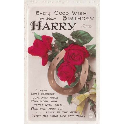 Niece Birthday Wishes Antique Greetings Postcard