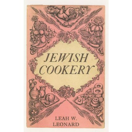 Jewish Cookery Leah Leonard 1951 Book Postcard
