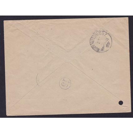 BAVARIA 1907 10pf ON COVER FROM AUGSBURG TO NURNBERG
