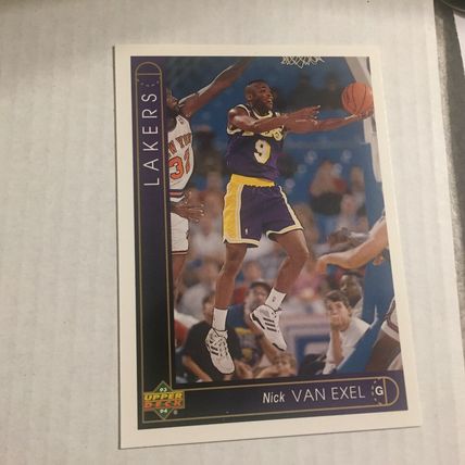 1993-94 Upper Deck Los Angeles Lakers Nick Van Exel Trading Card