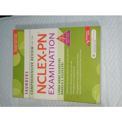 NEW! Saunders Comprehensive Review for the NCLEX-PN Examination 7th Edition