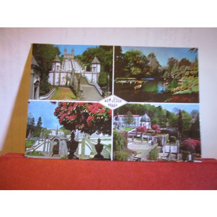 BOM JESUS, BRAGA, PORTUGAL 'born jesus' sanctuary. used postcard 1992 pm =