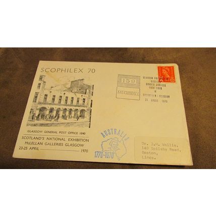 1970 Event Cover - Scophilex - Scotlands National exhibition Glasgow - N1