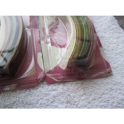 Goody 4.5" 5" Plastic Shelli Banana Clips Hair Updo Frosted Black Brown Tortoise