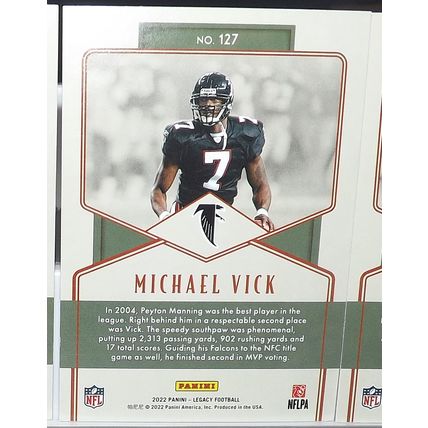 2022 Panini Legacy MICHAEL VICK (Falcons) Legends #127