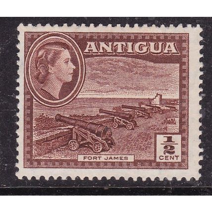 Antigua 1956 Fort James 1/4d Mint Hung SG 120a VGC