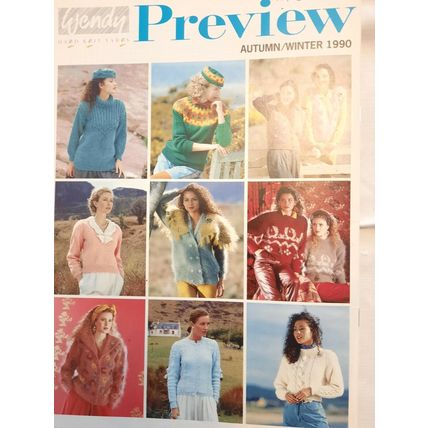 Vintage 1990 Wendy Autumn / Winter Preview Magazine
