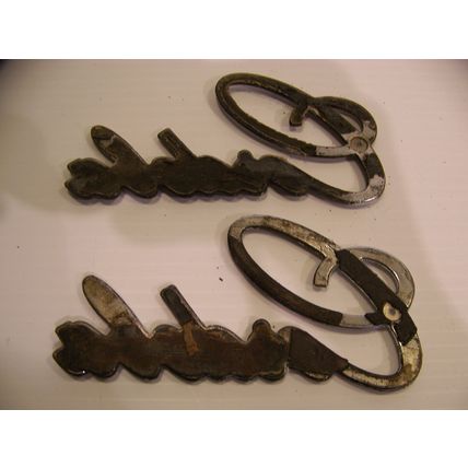 1974 - 1979 CHRYSLER CORDOBA EMBLEMS OEM PAIR 1975 1976 1977 1978
