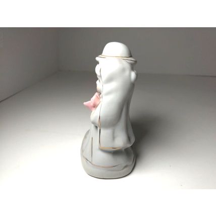 Bride And Groom Ceramic Glazed Wedding Couple Collectibles Figurine - Vintage