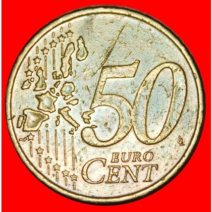 Ⰶ NORDIC GOLD (2002-2024): IRELAND ★ 50 EURO CENTS 2004!★LOW START★NO RESERVE