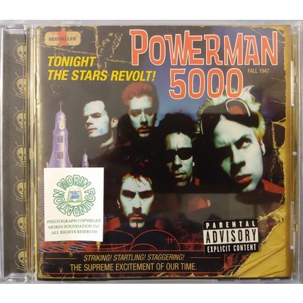 POWERMAN 5000 TONIGHT THE STARS REVOLT MUSIC CD
