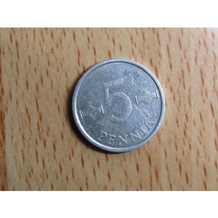 Finland 1988 5 Pennia Coin