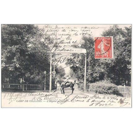 51 - CHALON SUR MARNE - Entrée de l'Hôpital Militaire