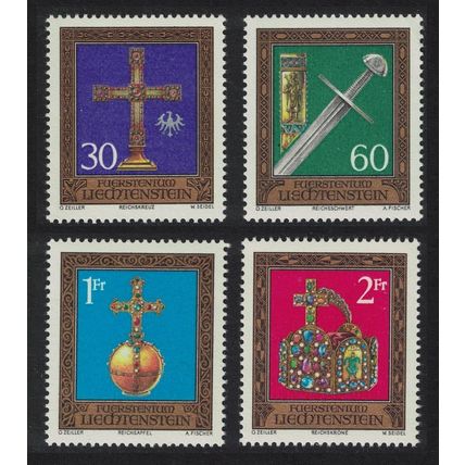 Liechtenstein Imperial Insignia 1st series 5v 1975 MNH SG#611-615