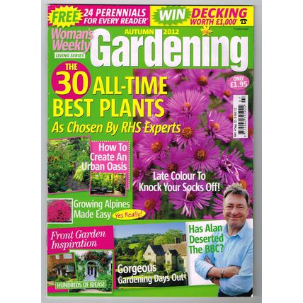 Woman's Weekly Gardening Magazine Autumn October 2012 Living Series