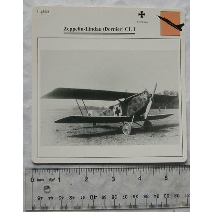 Zeppelin Lindau ( Dornier) CL 1 - Germany - Fighter - Collectors Club Card
