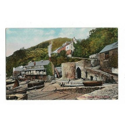 Clovelly, Crazy Kate's Cottage, Devon, Postcard.