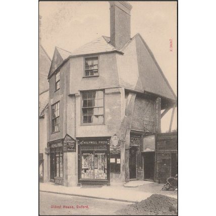 Oldest House, Oxford, Oxfordshire, c.1905-10 - Stengel Postcard