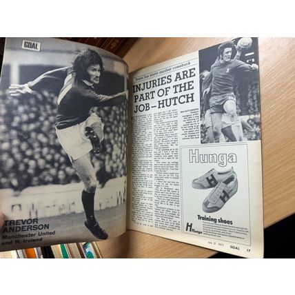 GOAL MAGAZINE #255 21 JULY 1973 UK FOOTBALL MAGAZINE - ENGLAND'S GOAL HOPES (LL)