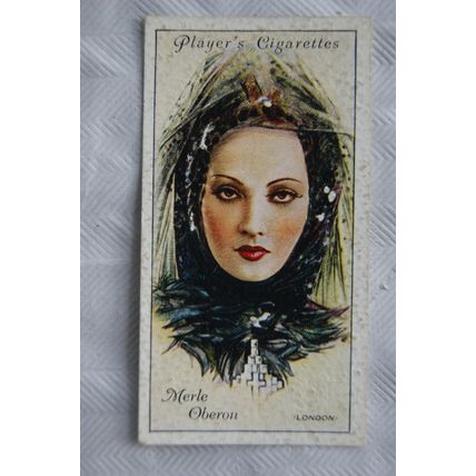1934 Players Film Stars 2nd Series No. 35 Merle Oberon