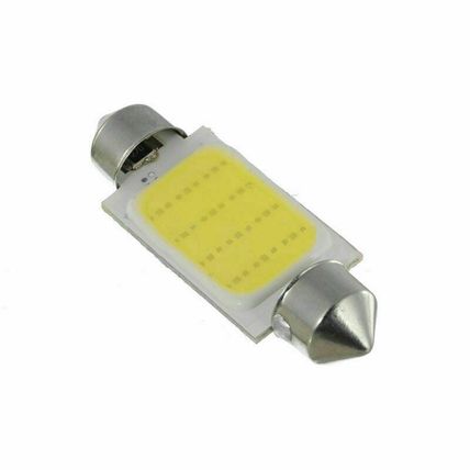 FESTOON BULBS 2x COB LED 42MM 239 272 C5W WHITE NUMBER PLATE/INTERIOR LIGHT