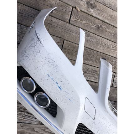 2010-2013 Mercedes Benz E350 Front Bumper + Fog Lights OEM White Local Pickup