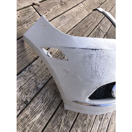 2010-2013 Mercedes Benz E350 Front Bumper + Fog Lights OEM White Local Pickup