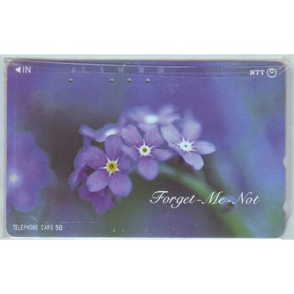 Forget Me Not Japan NTT Phone Card